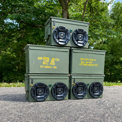 "Seasoned" V2 OD Green Ammo Can Speaker