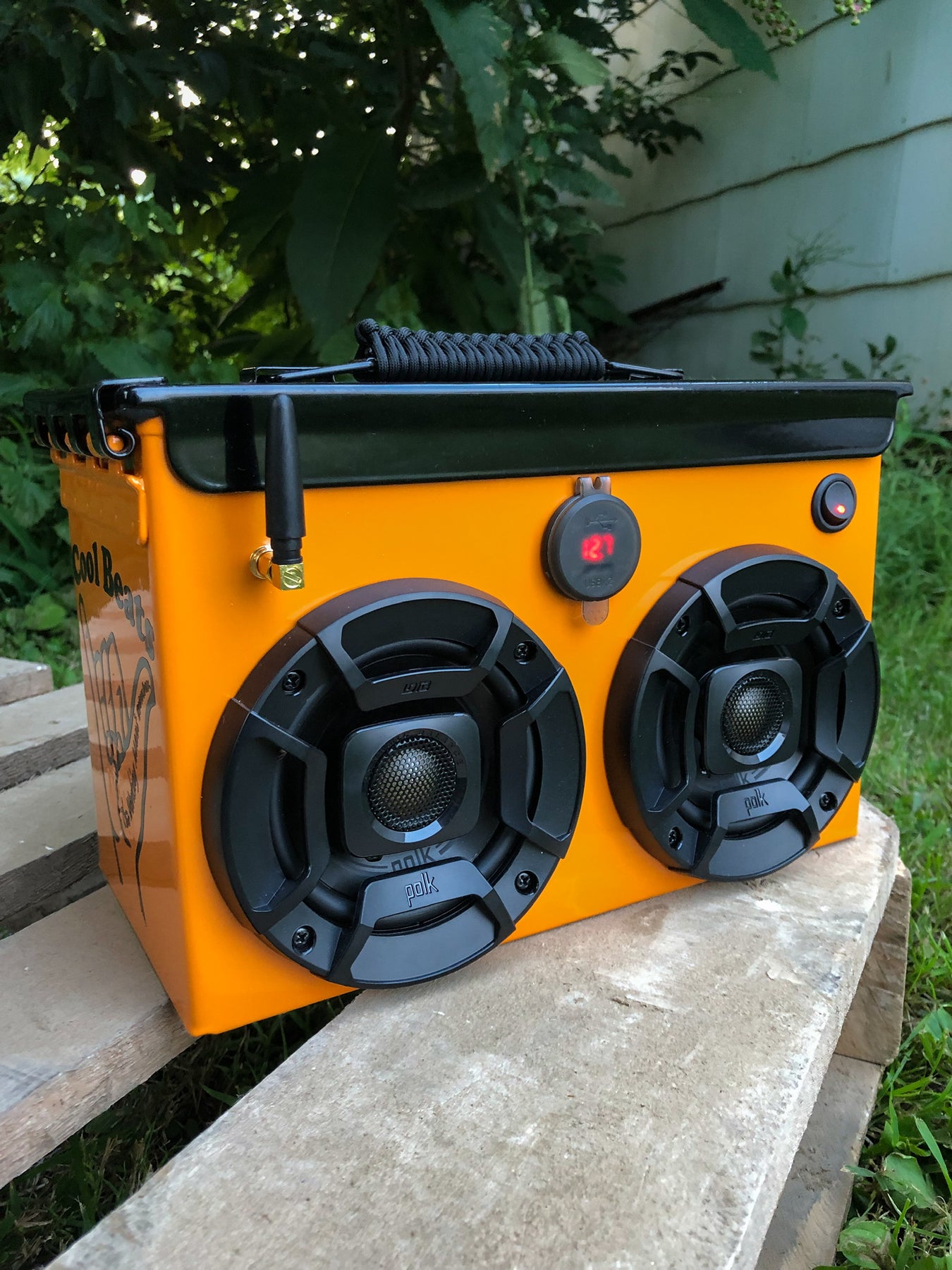 Ammo box speaker waterproof sales