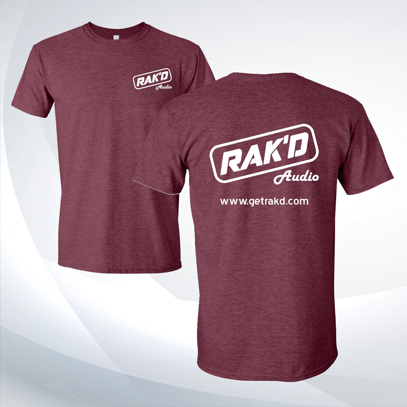 Heather Maroon Tee